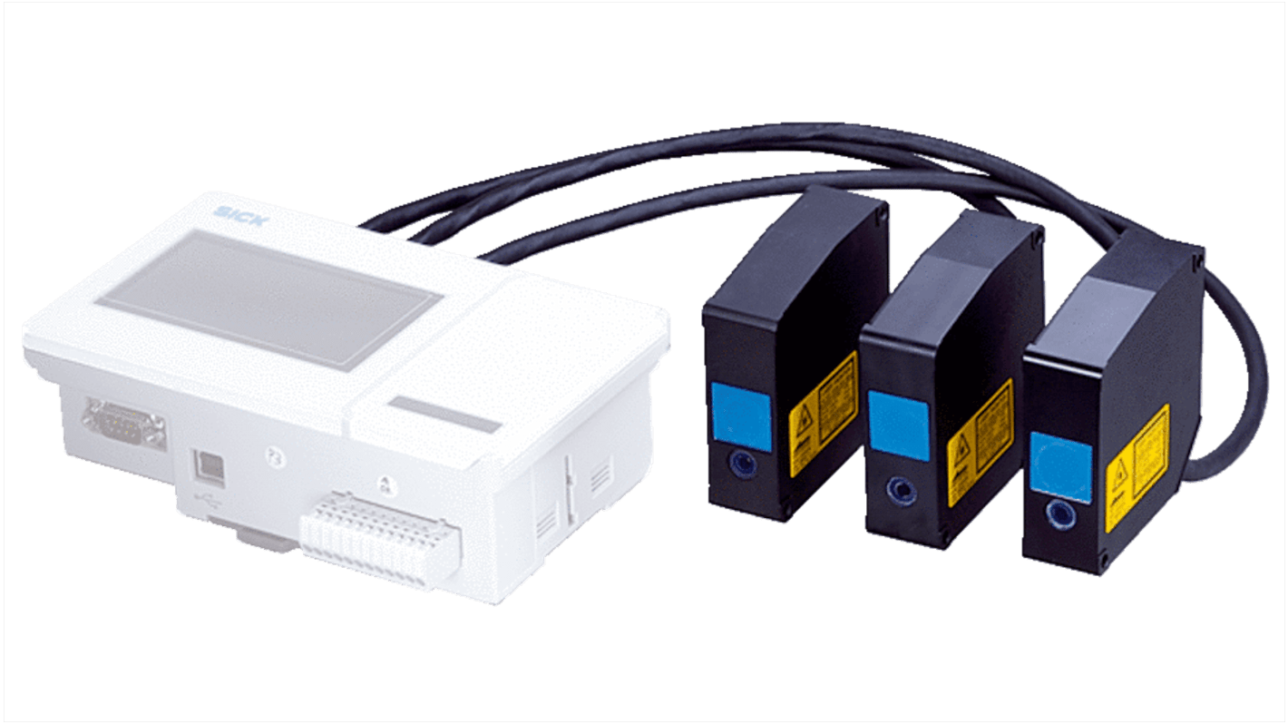 Sick Distance Photoelectric Sensor, Rectangular Sensor, 190 mm Detection Range