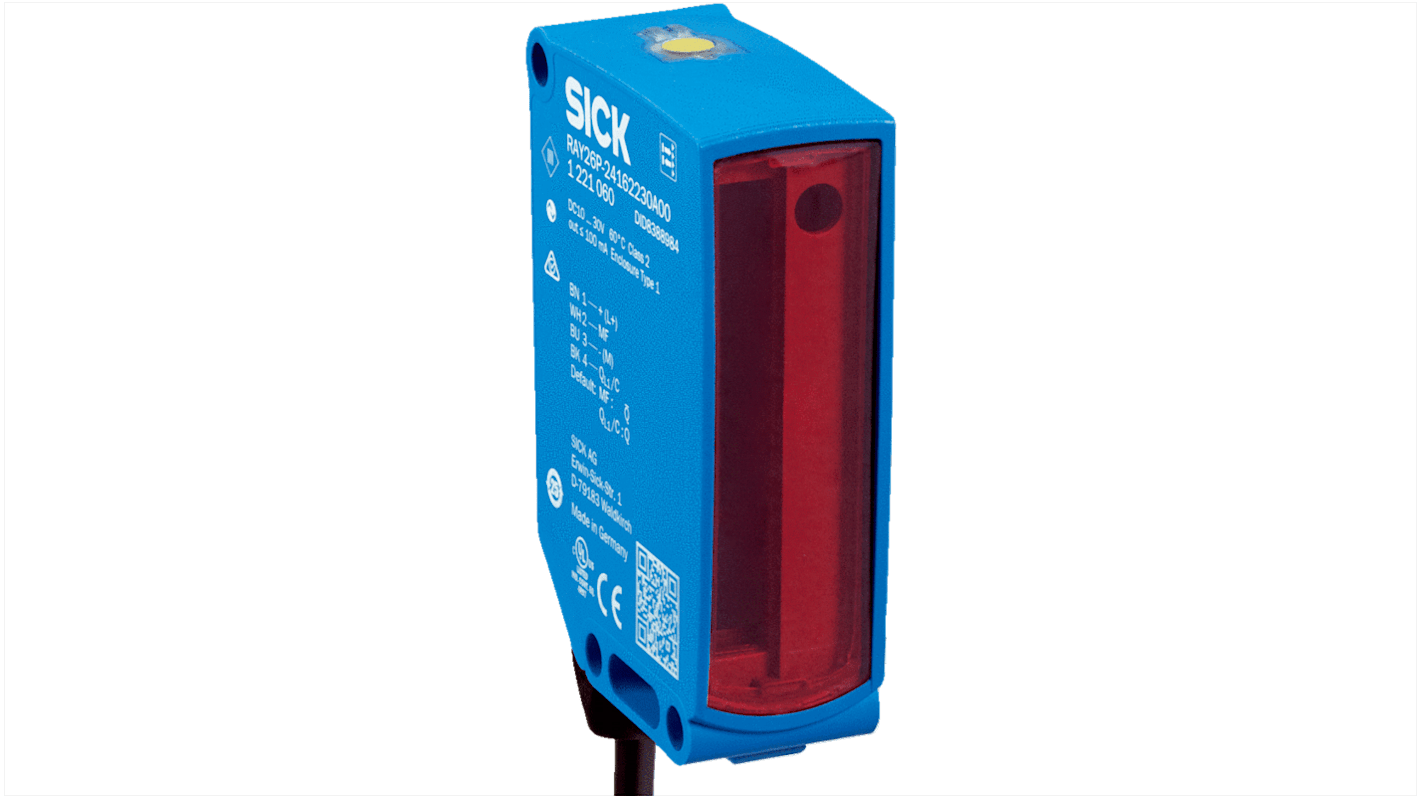 Sick Retroreflective Photoelectric Sensor, Rectangular Sensor, 1.5 m Detection Range IO-LINK