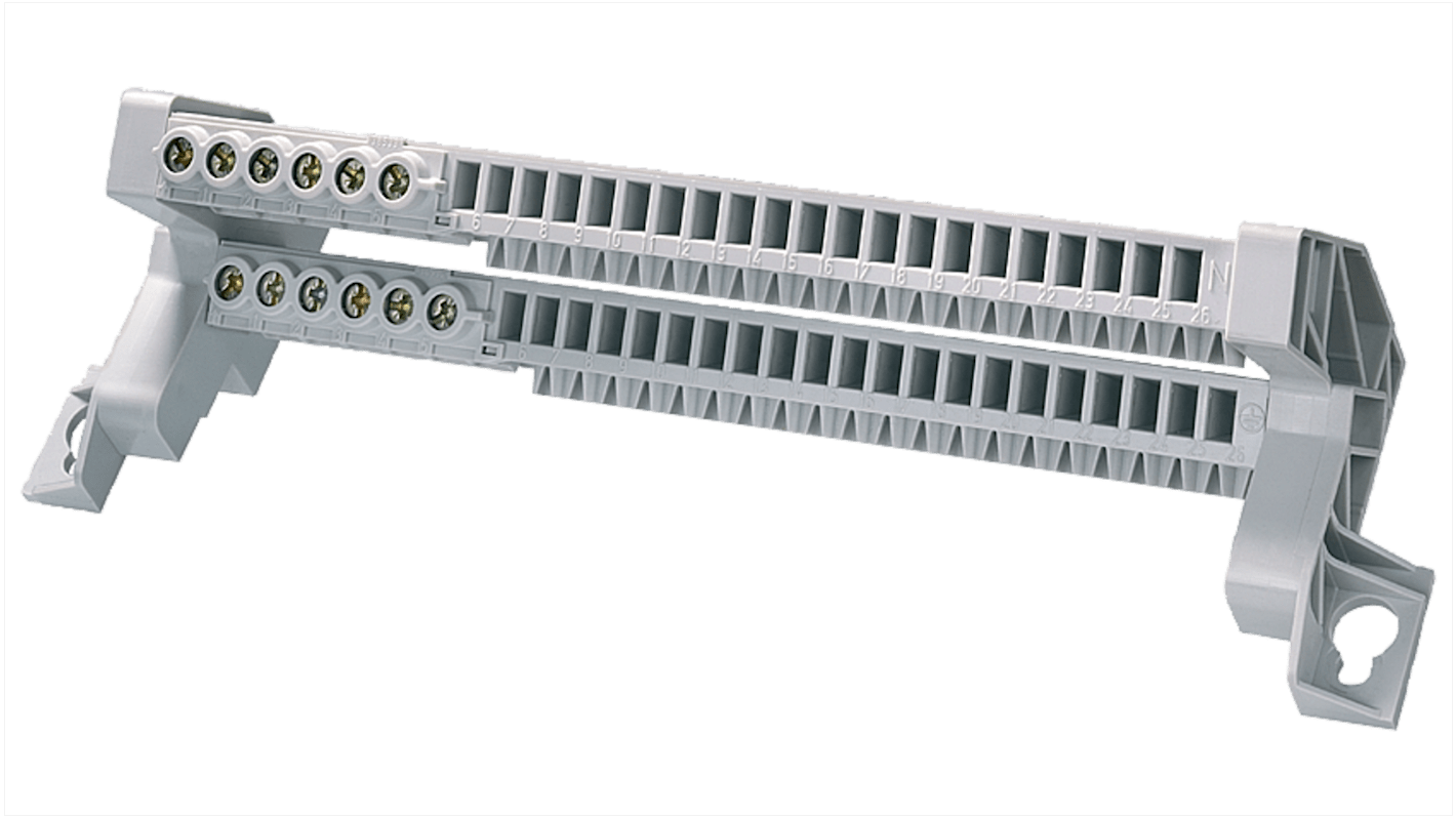 Szyna neutralna Szyna zaciskowa Siemens ALPHA Wciskane