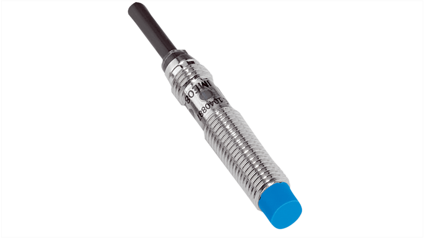 Sick IME Series Inductive Barrel-Style Inductive Proximity Sensor, M8 x 1, 4 mm Detection, PNP Output, 10 → 30 V