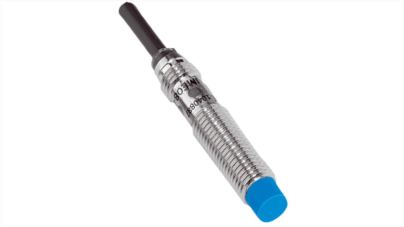 Sick IME Series Inductive Barrel-Style Inductive Proximity Sensor, M8 x 1, 2.5 mm Detection, PNP Output, 10 → 30