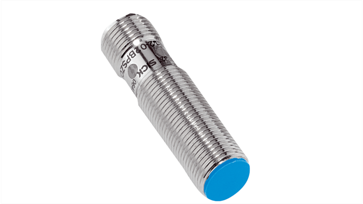 Sick IME Series Inductive Barrel-Style Inductive Proximity Sensor, M12 x 1, 4 mm Detection, PNP Output, 10 → 30