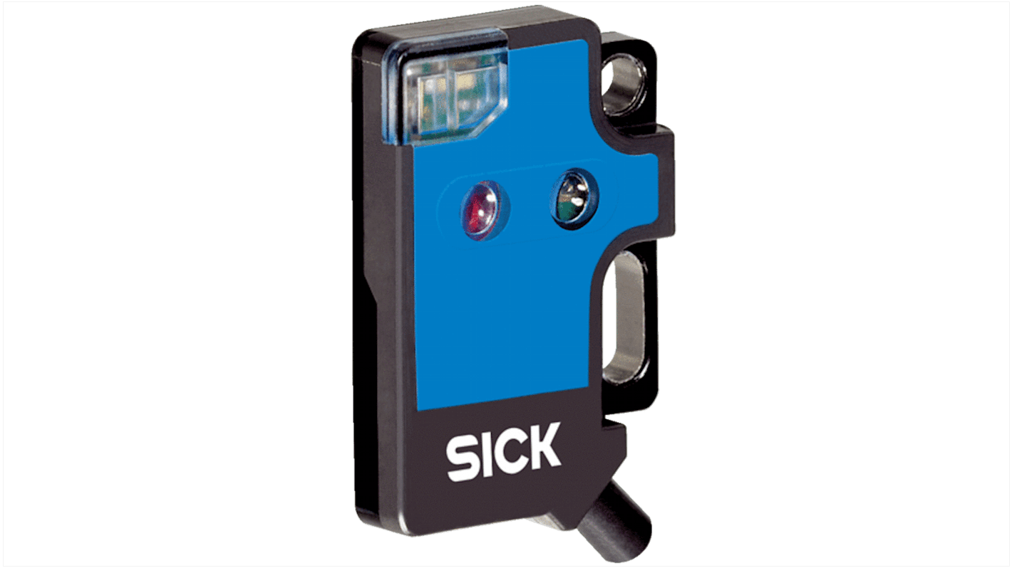 Sensore fotoelettrico Rettangolare Sick, , rilevamento 1 → 9 mm, uscita PNP