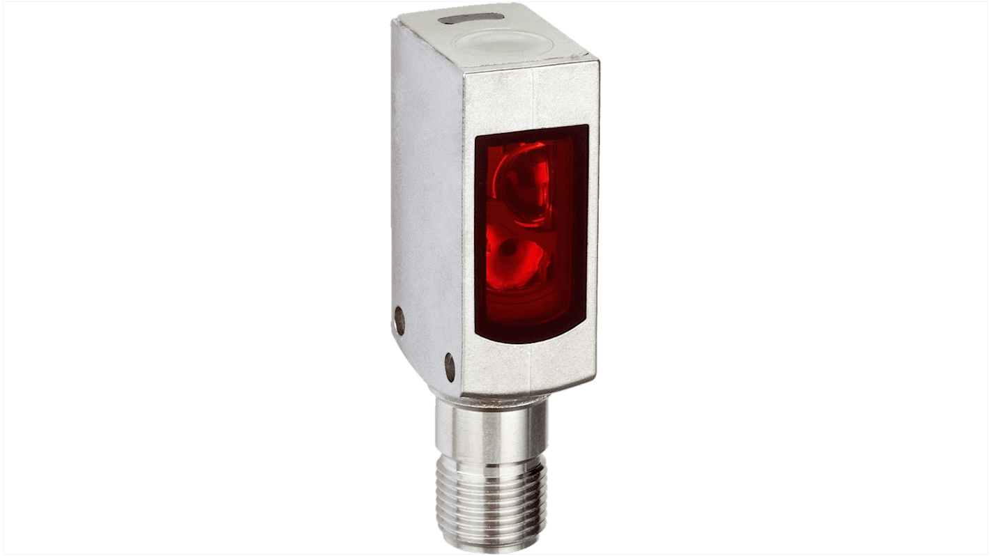 Sick WTB Rechteckig Optischer Sensor, Hintergrundunterdrückung, Bereich 4 → 500 mm, NPN Ausgang, Anschlusskabel,