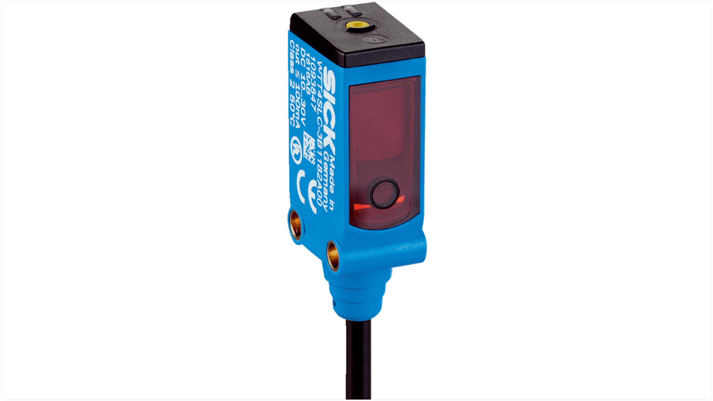 Sick Background Suppression Photoelectric Sensor, Rectangular Sensor, 20 → 350 mm Detection Range IO-LINK