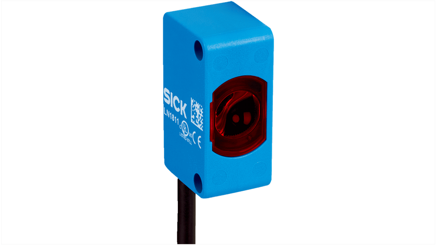 Sick Retroreflective Photoelectric Sensor, Block Sensor, 7.8 m Detection Range