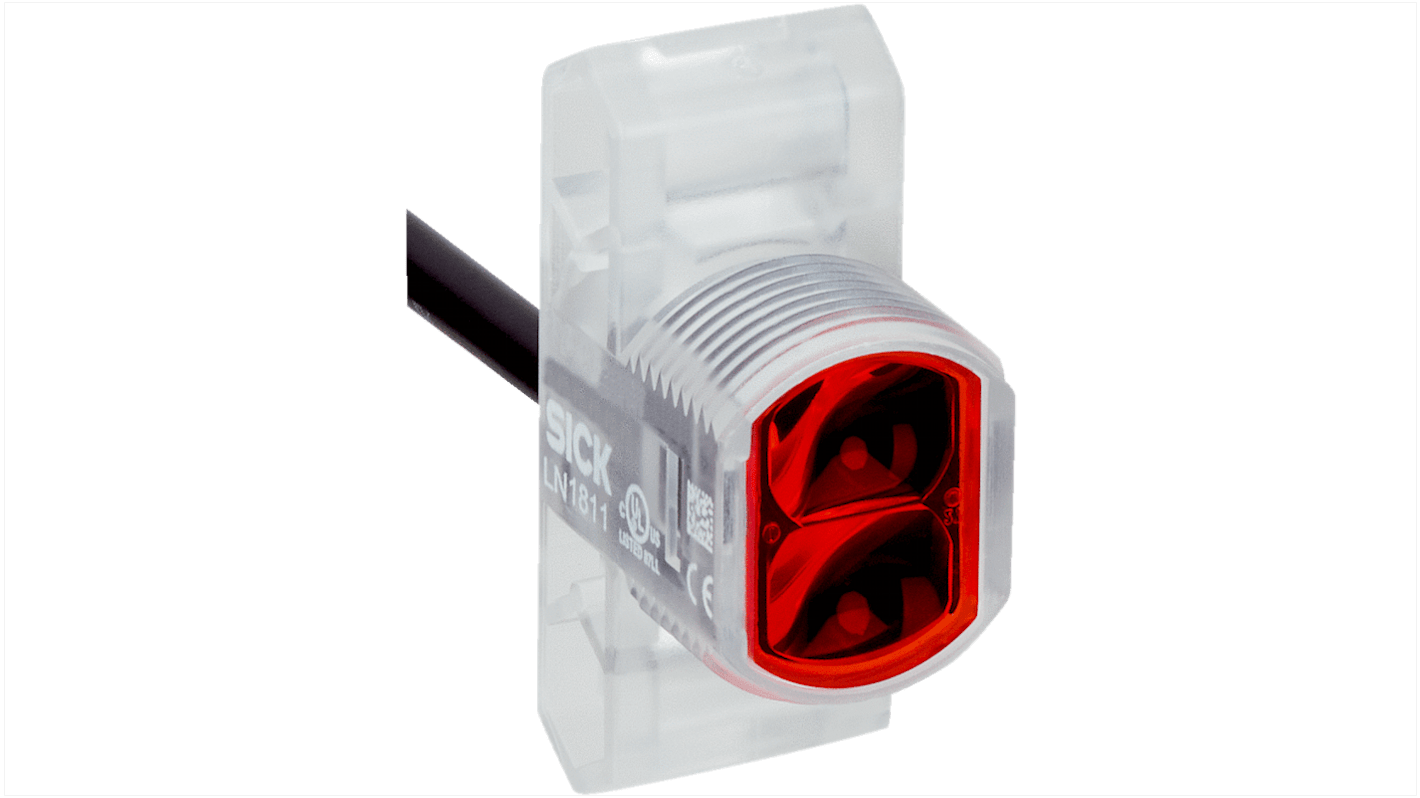 Sick Retroreflective Photoelectric Sensor, Barrel Sensor, 0 → 5 m Detection Range