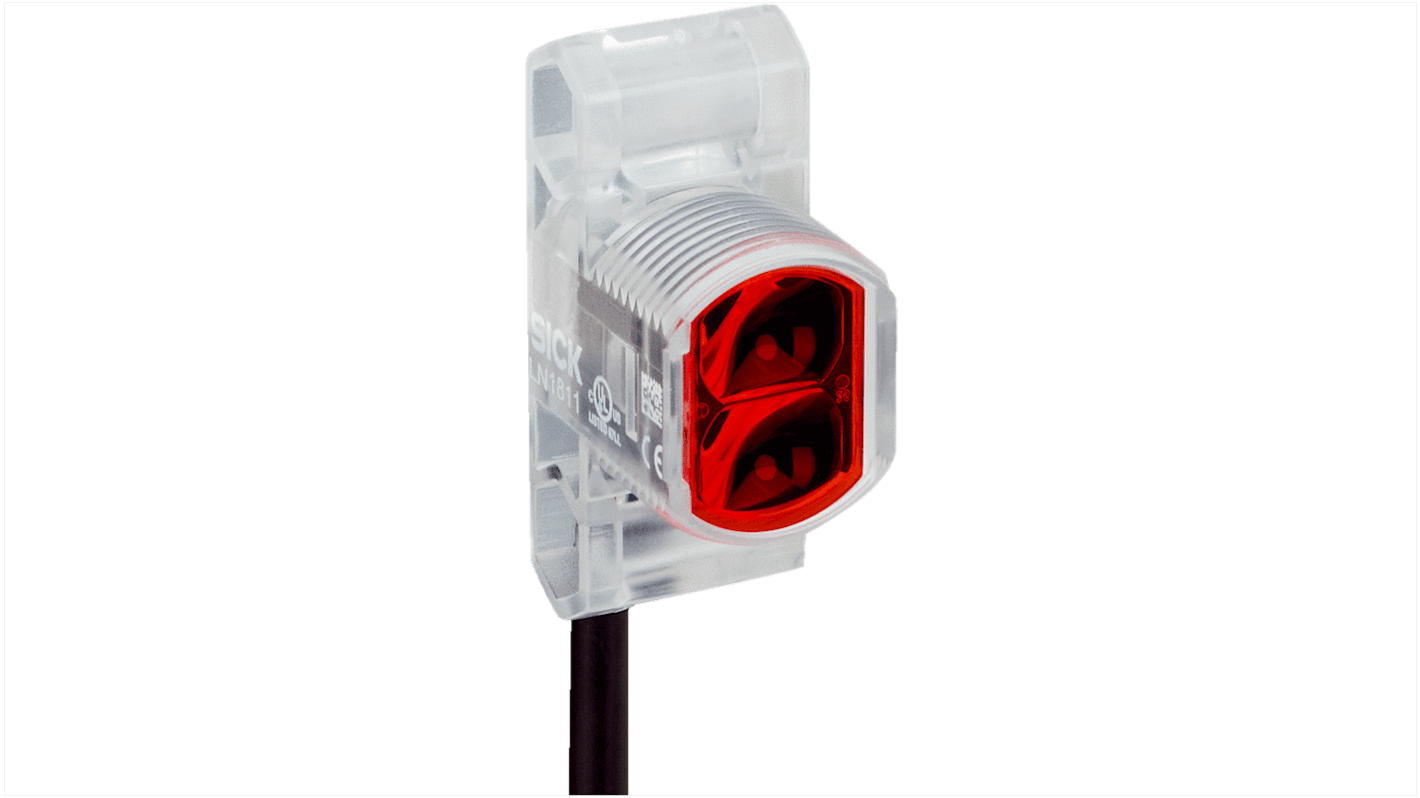 Sick Retroreflective Photoelectric Sensor, Barrel Sensor, 0 → 5 m Detection Range