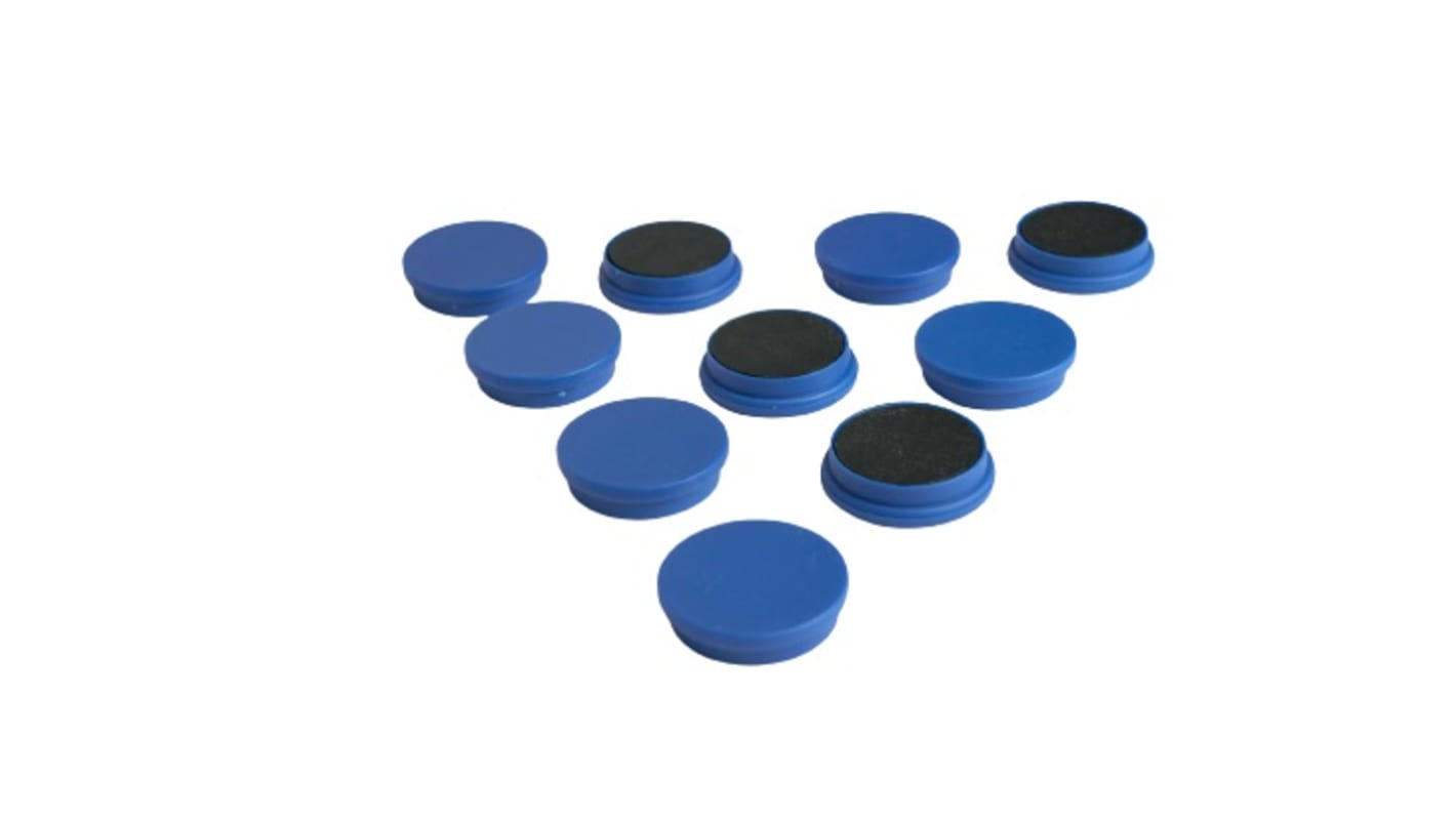 RM768/BLU | Eclipse White Board Magnet, Blue | RS