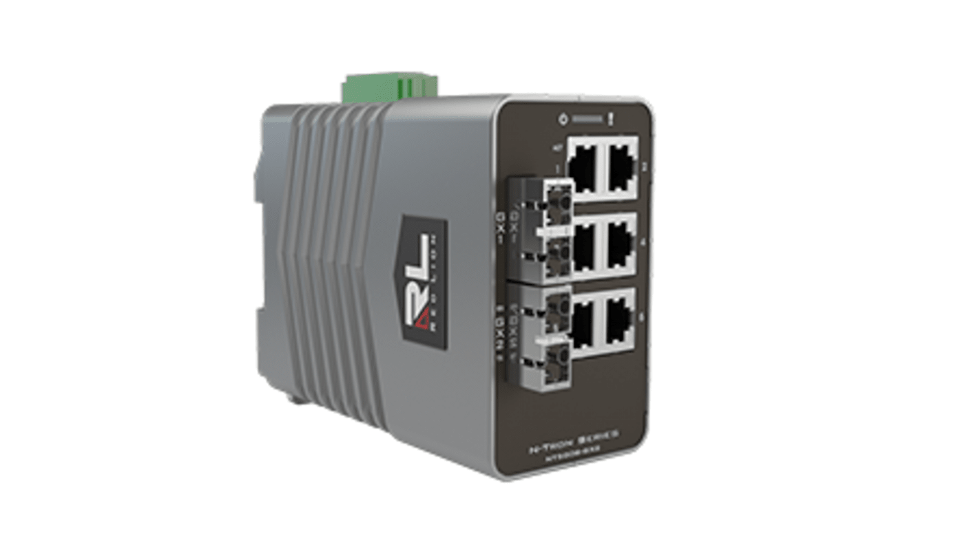 Red Lion Industrial-Ethernet-Switch 8-Port Verwaltet 10/100/1000Mbit/s