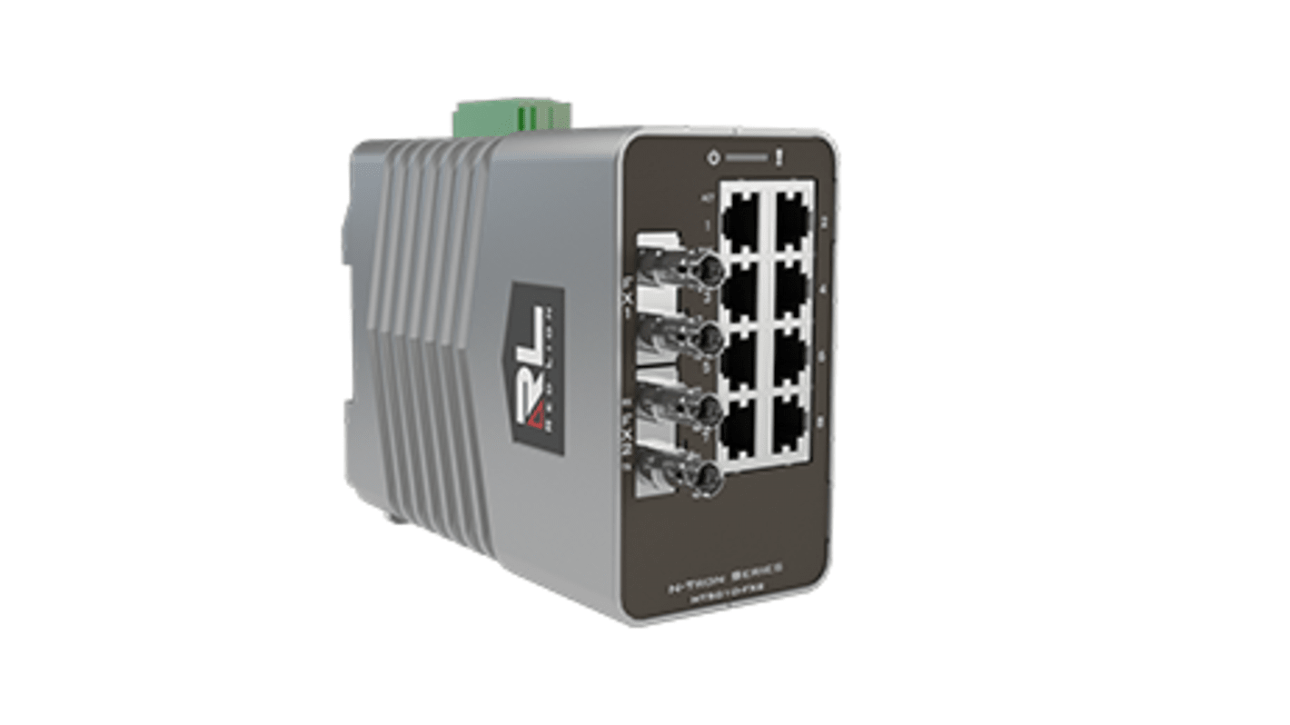 Swtich Ethernet industrial Red Lion, 10 puertos, 10/100/1000Mbit/s, 8 RJ45