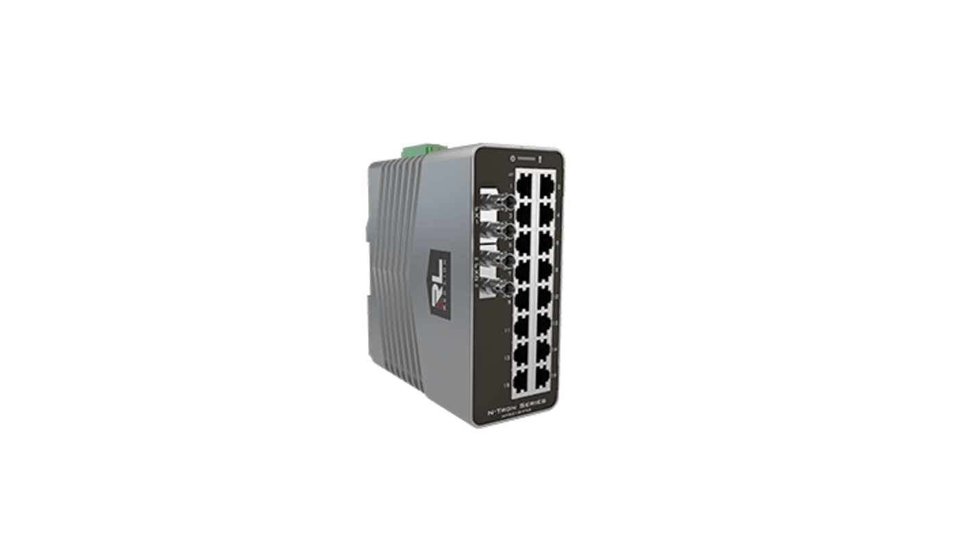 Switch Ethernet industriale Red Lion, 10/100/1000Mbit/s, 18 porte