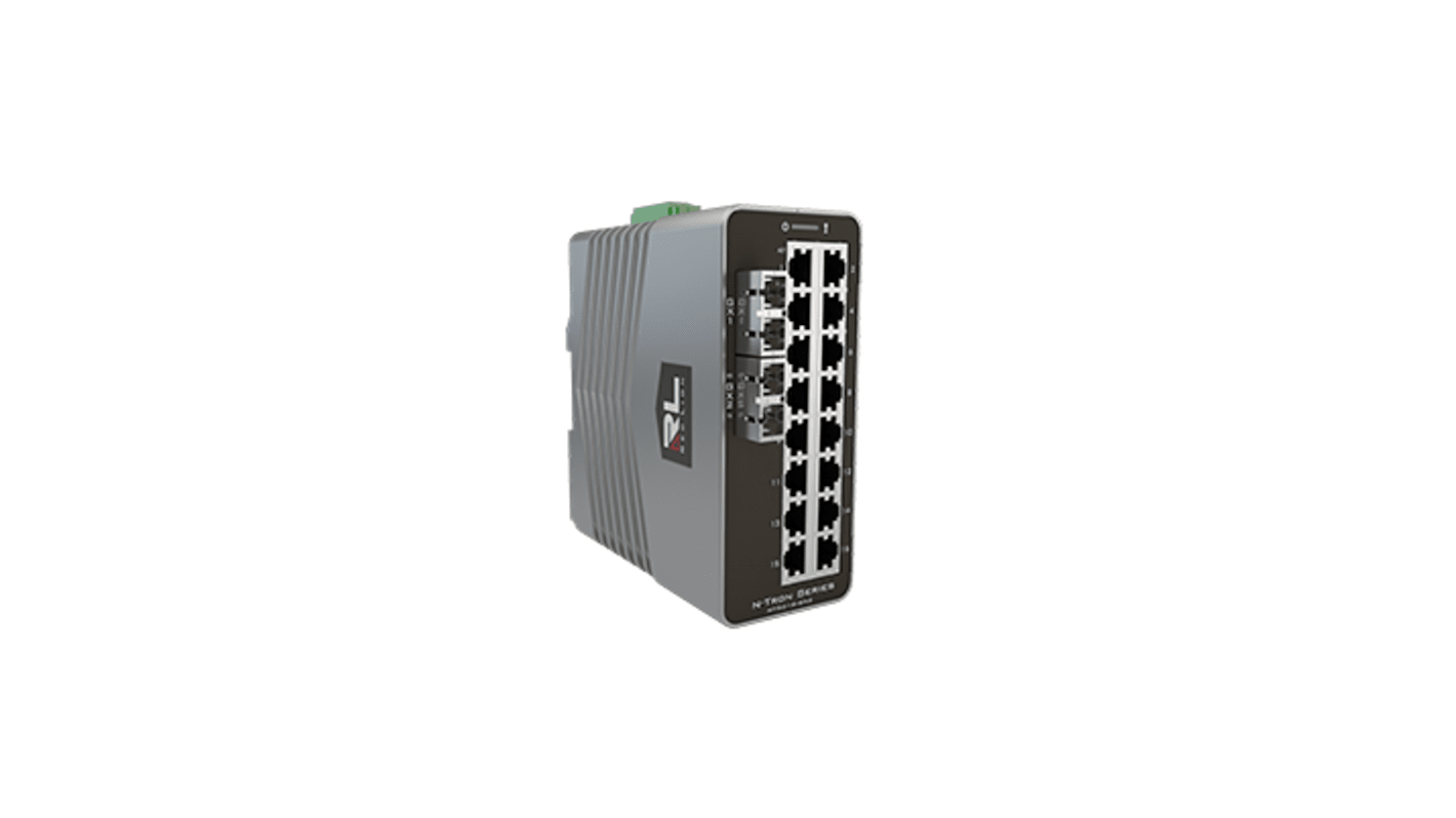 Red Lion Industrial-Ethernet-Switch 18-Port Verwaltet 10/100/1000Mbit/s