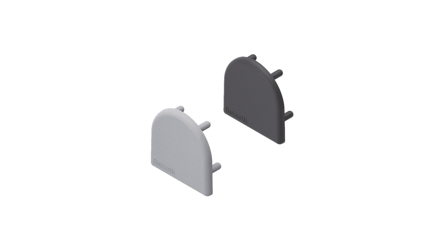 Bosch Rexroth Grey PP Cover Cap, 10mm Groove