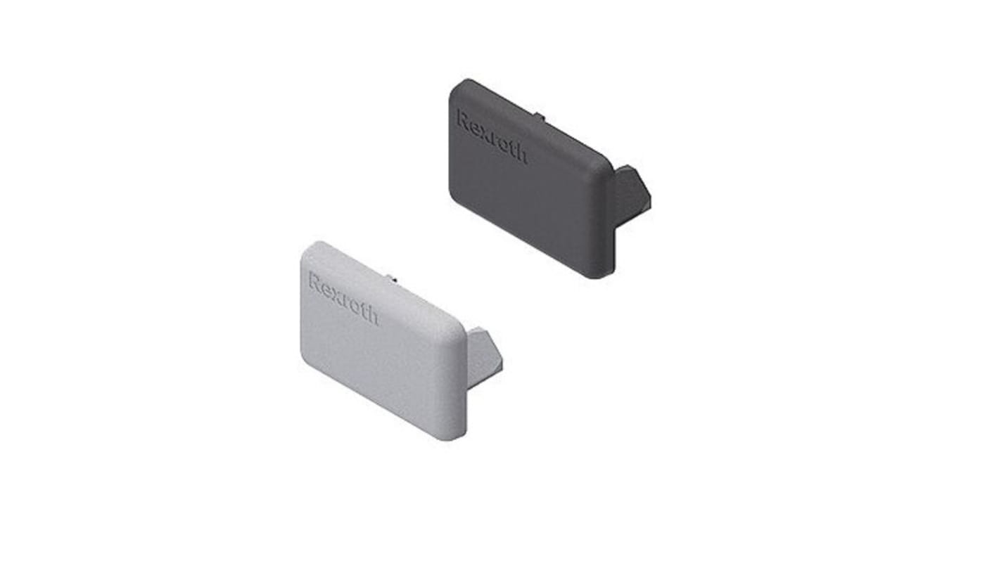 Bosch Rexroth Grey PP Cover Cap, 10mm Groove