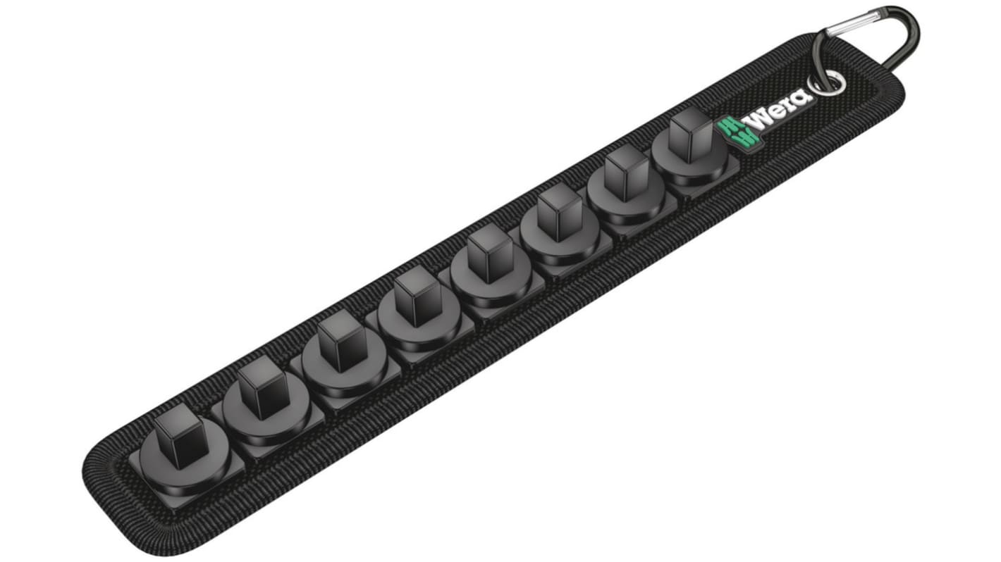 Rail de douilles Wera 3/8" 8 pièces