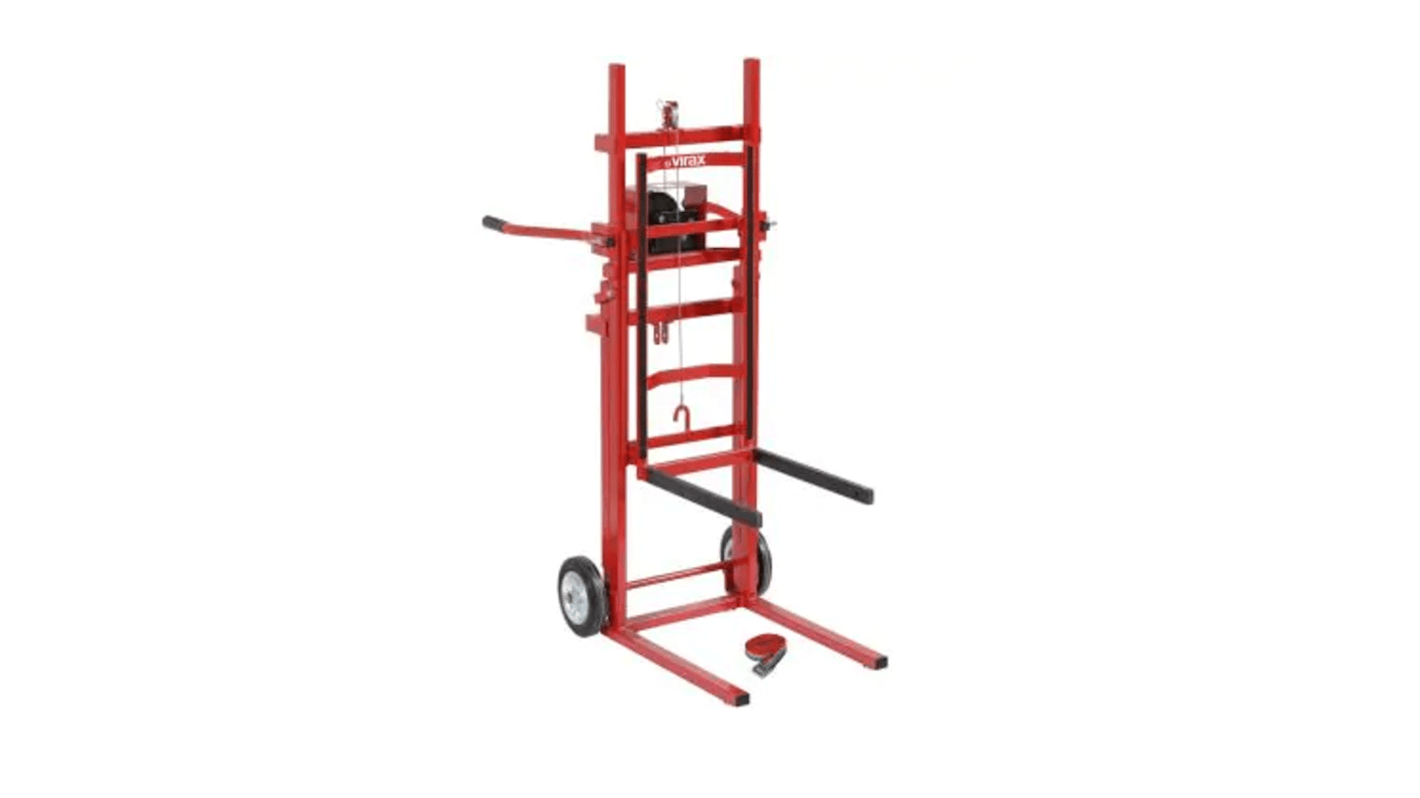 Carrello per fusti Virax, portata 150kg