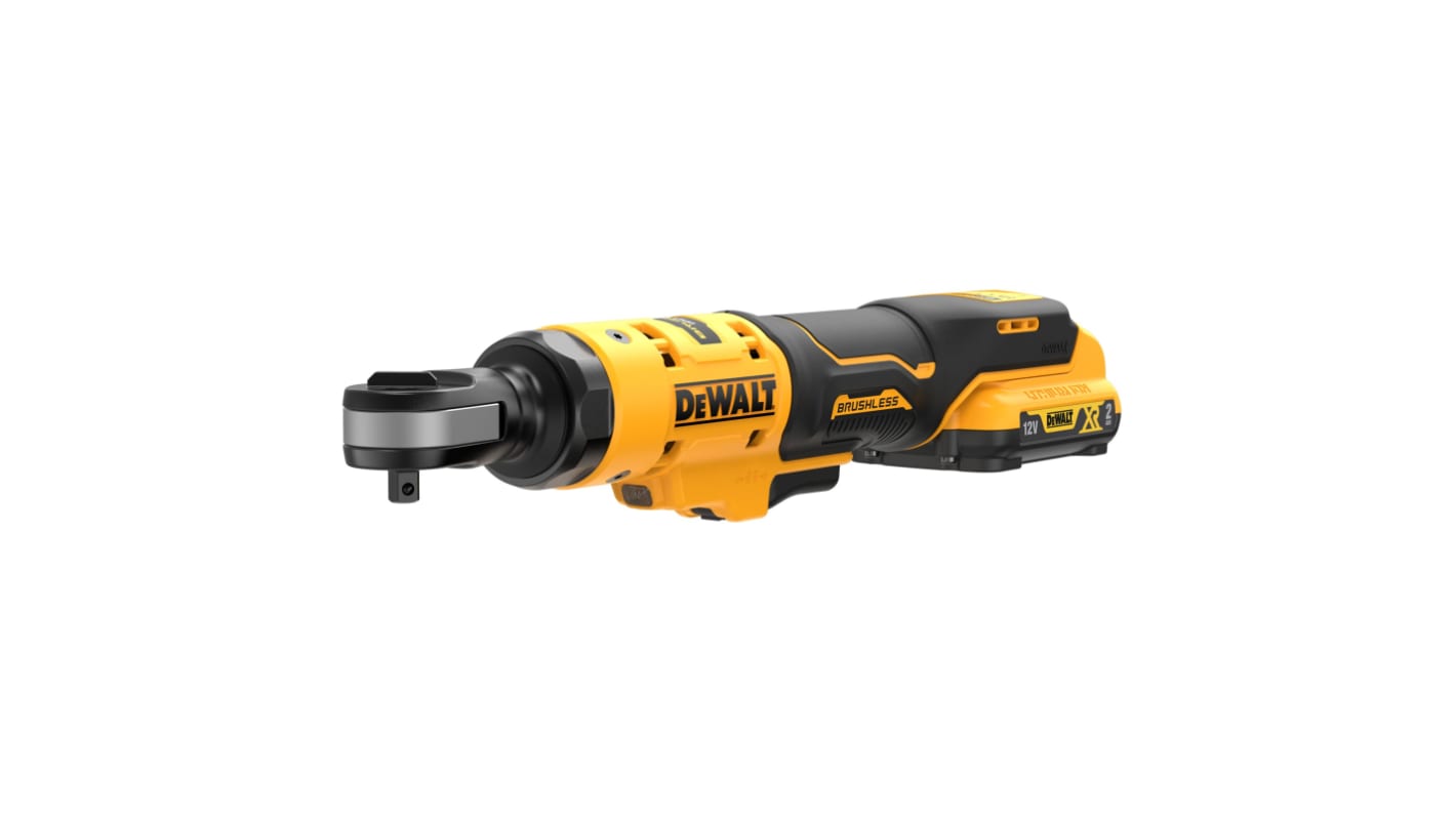 DeWALT 3/8 in 12V, 2Ah Cordless Impact Wrench, UK Plug