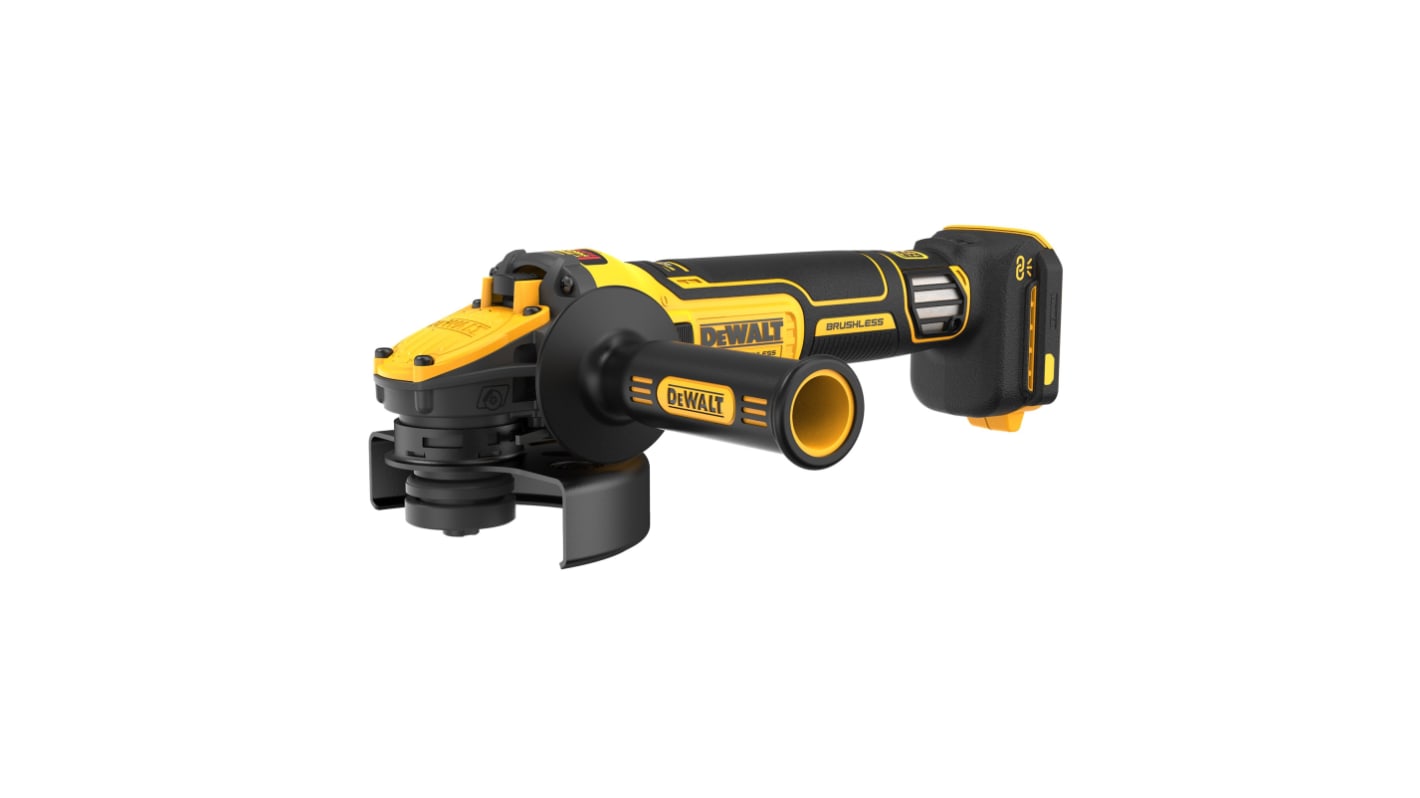 Amoladora angular DeWALT DCG409VS a batería de 18V 1450W, diámetro de disco 125mm, 3000 → 9000m/min