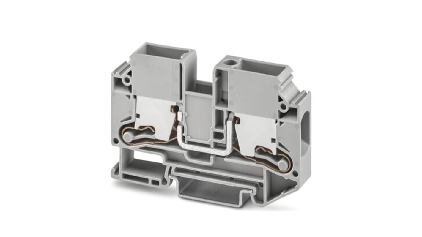 Phoenix Contact Grey Feed Through Terminal Block, 2-Level