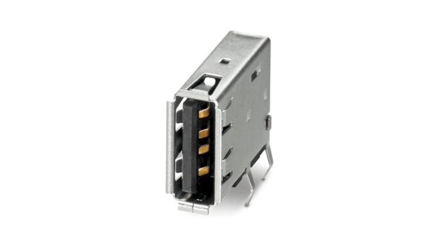 Phoenix Contact Straight Type USB-A 2.0 IP20 USB Connector