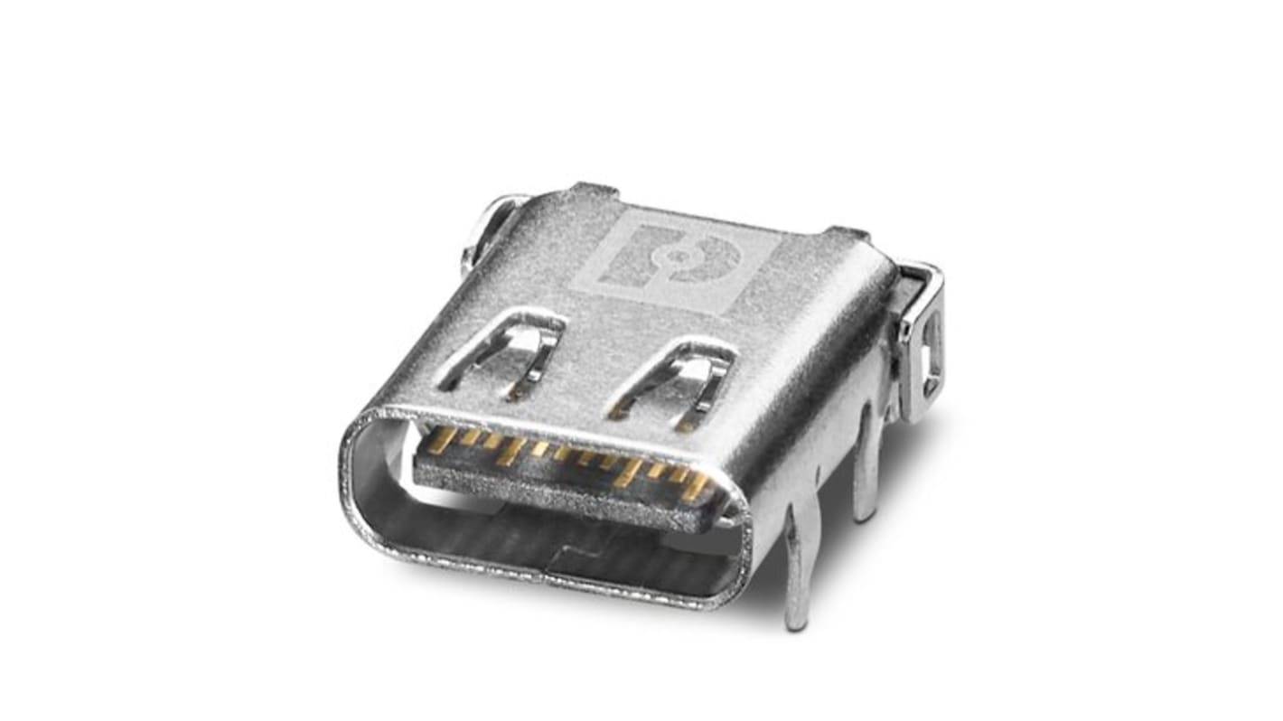 Phoenix Contact Straight Type USB-A USB 3.0 IP20 USB Connector