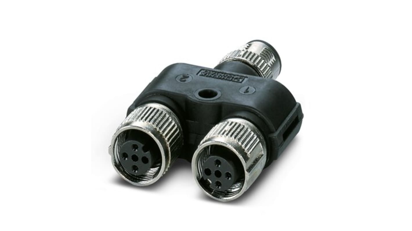 Conector circular Phoenix Contact macho, hembra