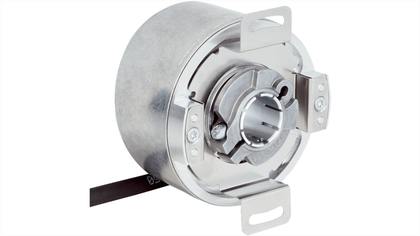 Encoder assoluto Sick, 1024ppr impulsi giro , dia. albero 15mm, uscita Binario