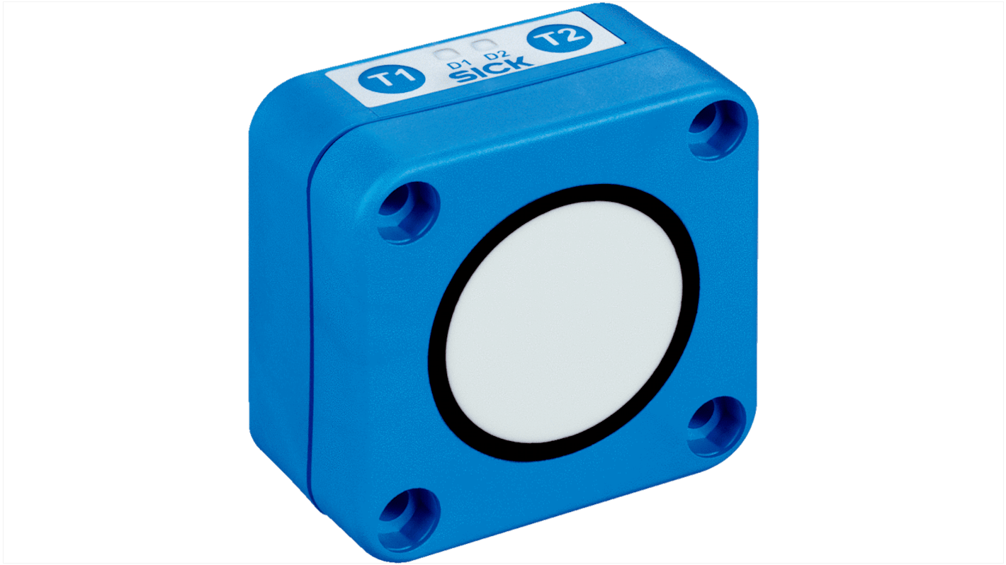 Sick UC30 Series Ultrasonic Rectangular-Style Ultrasonic Sensor, M12 x 1, 350 - 3400 mm Detection, PNP Output, 9