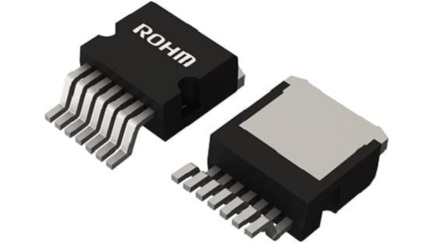 ローム Nチャンネル MOSFET1200 V 75 A 表面実装 パッケージTO-263-7L 7 ピン