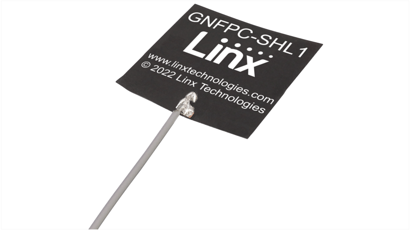 Linx ANT-GNFPC-SHL1100M4 Square Omnidirectional GPS Antenna with MHF4 Connector, GNSS