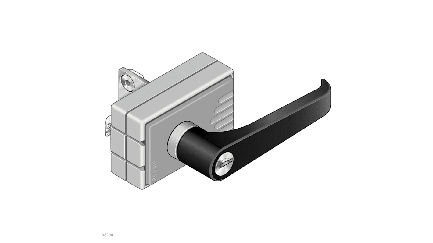 Serrure à double sens Bosch Rexroth en Zinc moulé, Rainure 8 mm, 10 mm