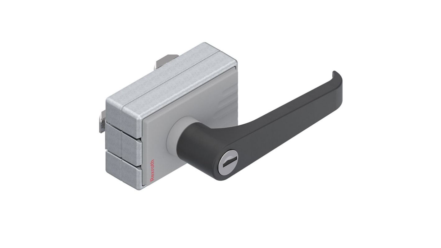 Serrure standard Bosch Rexroth en Zinc moulé, Rainure 8 mm, 10 mm