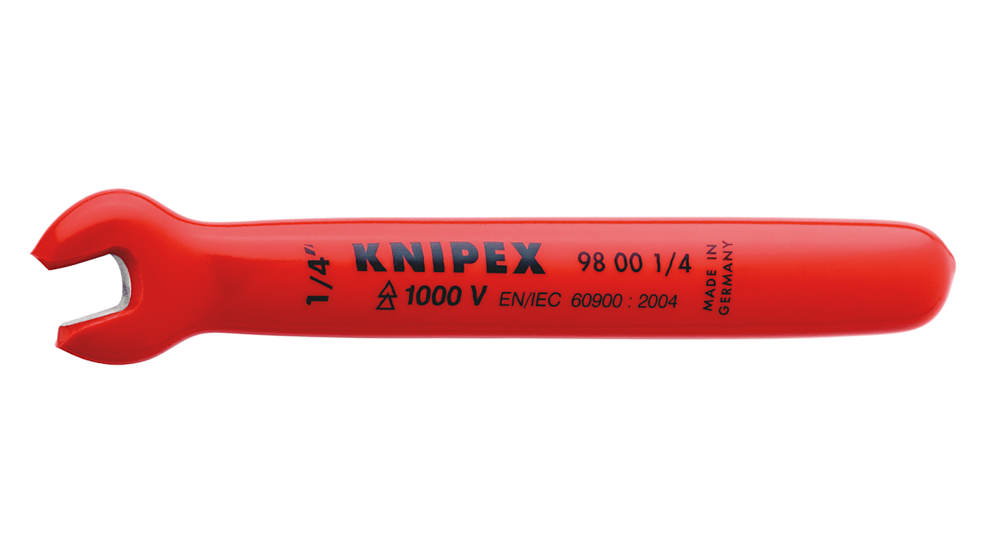 Clé à fourche Knipex 1/4" en Acier au chrome-vanadium