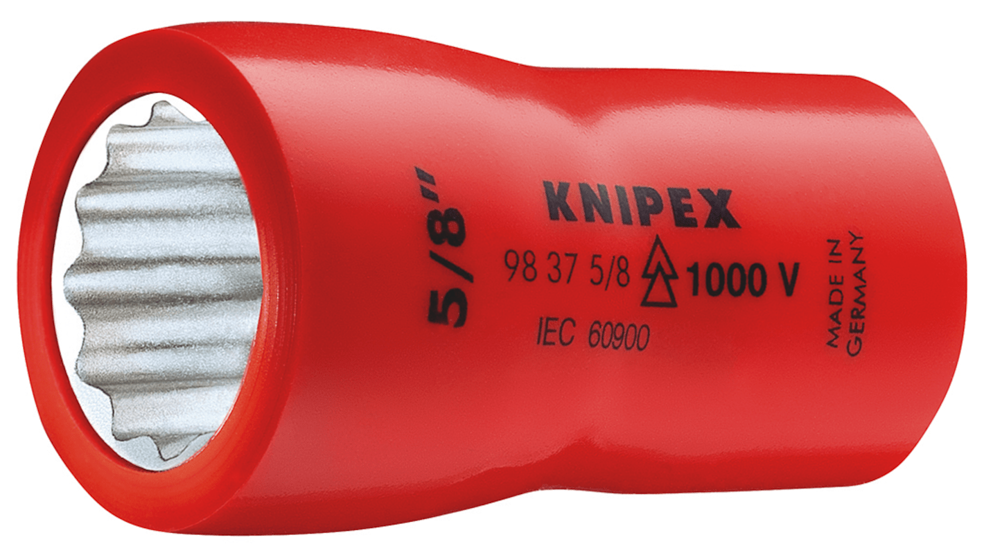 Knipex 3/8 in Hex, 44 mm Overall