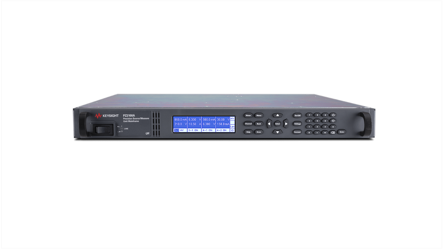 Keysight Technologies PZ2100 Series Source Meter, -5 → 16.5 Vdc, 20-Channel, 100nA → 10A