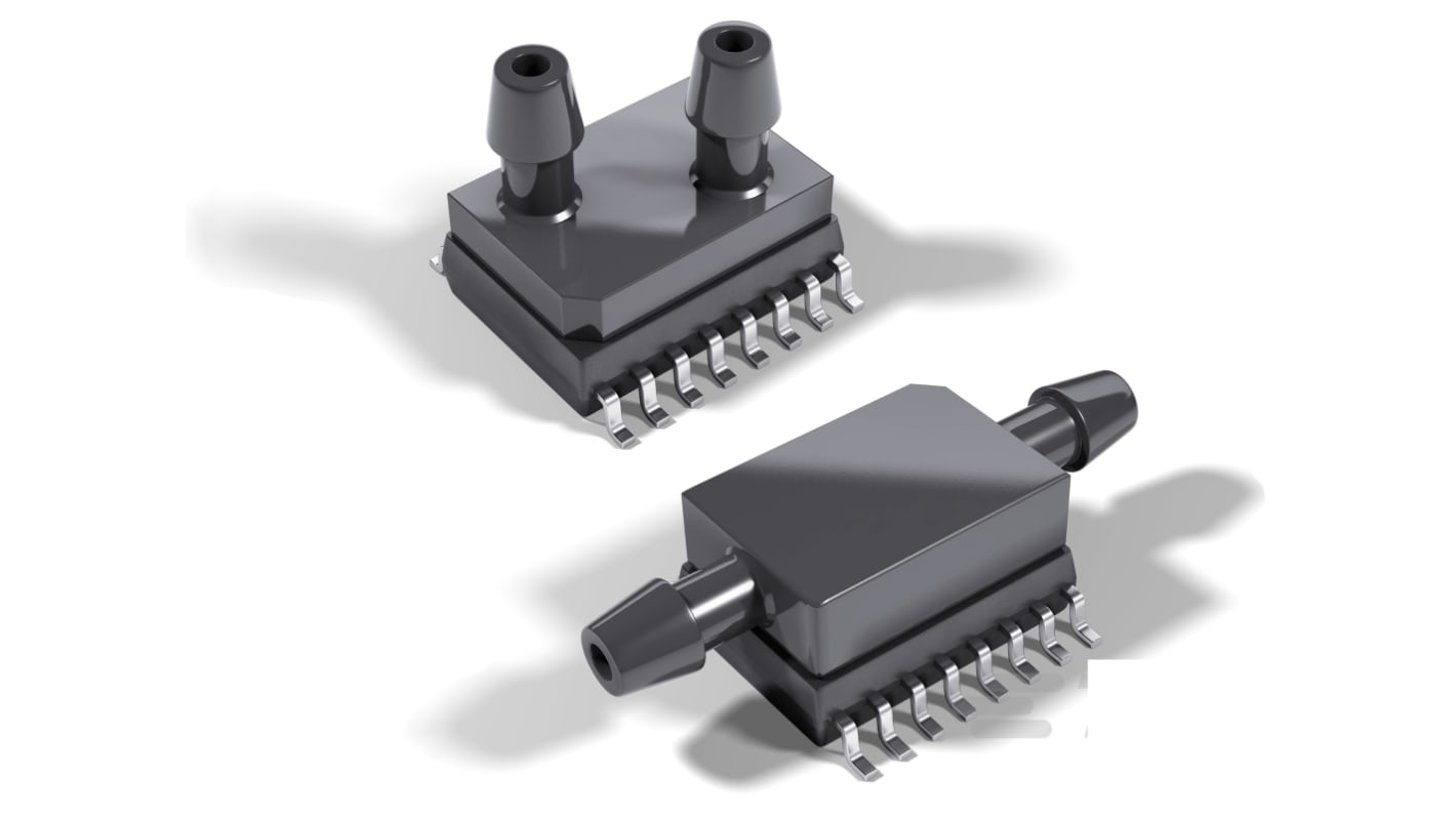 TE Connectivity Pressure Sensor, 0.79psi Operating Max, PCB Mount, 16-Pin, 0.79psi Overload Max, SOIC-16