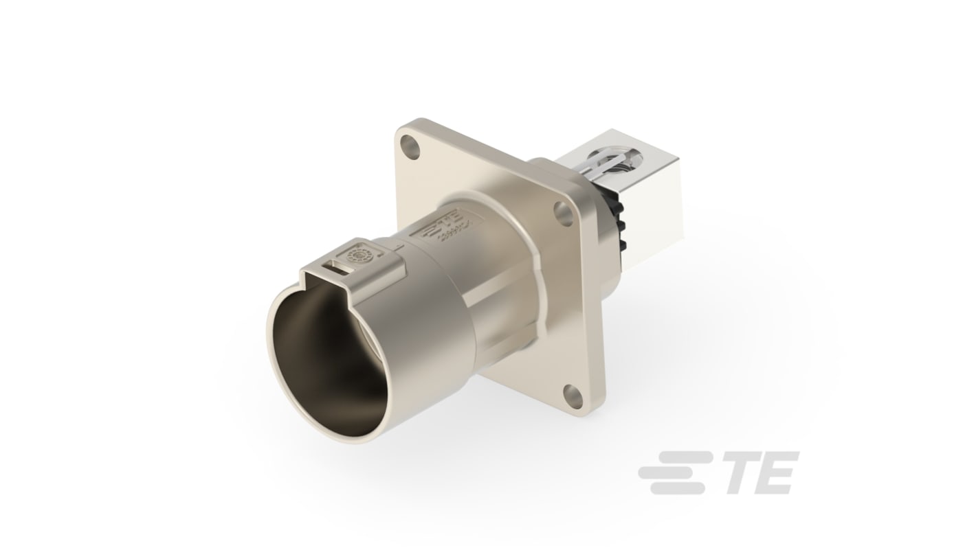 TE Connectivity PowerTube 1400 Series Straight Panel Mount PCB Connector, 1 Contact(s), 1 Row(s)