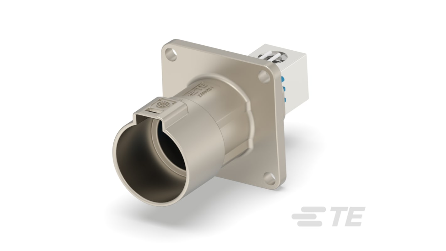 TE Connectivity PowerTube 1400 Series Straight Panel Mount PCB Connector, 1 Contact(s), 1 Row(s)