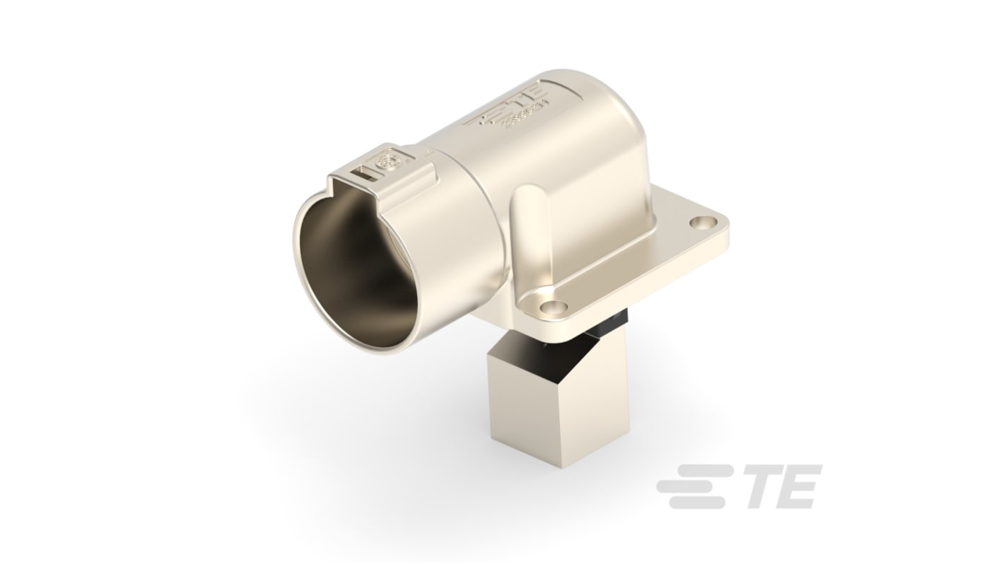 TE Connectivity PowerTube 1400 Series Right Angle Panel Mount PCB Connector, 1 Contact(s), 1 Row(s)