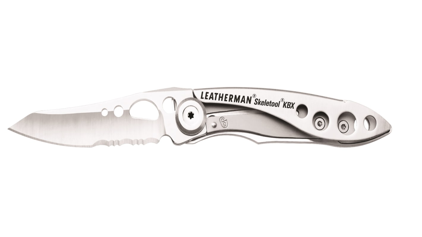 Leatherman 832382 Taschenmesser, Edelstahl Klinge / Edelstahl Griff, Länge 149,098 mm, 36.9g