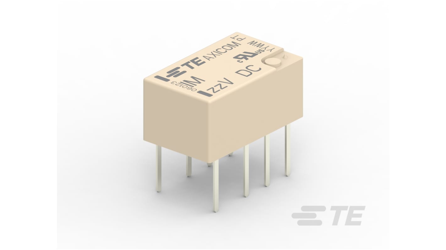 Relais de signal TE Connectivity Axicom HF6 12V c.c., 2 RT, Montage en surface