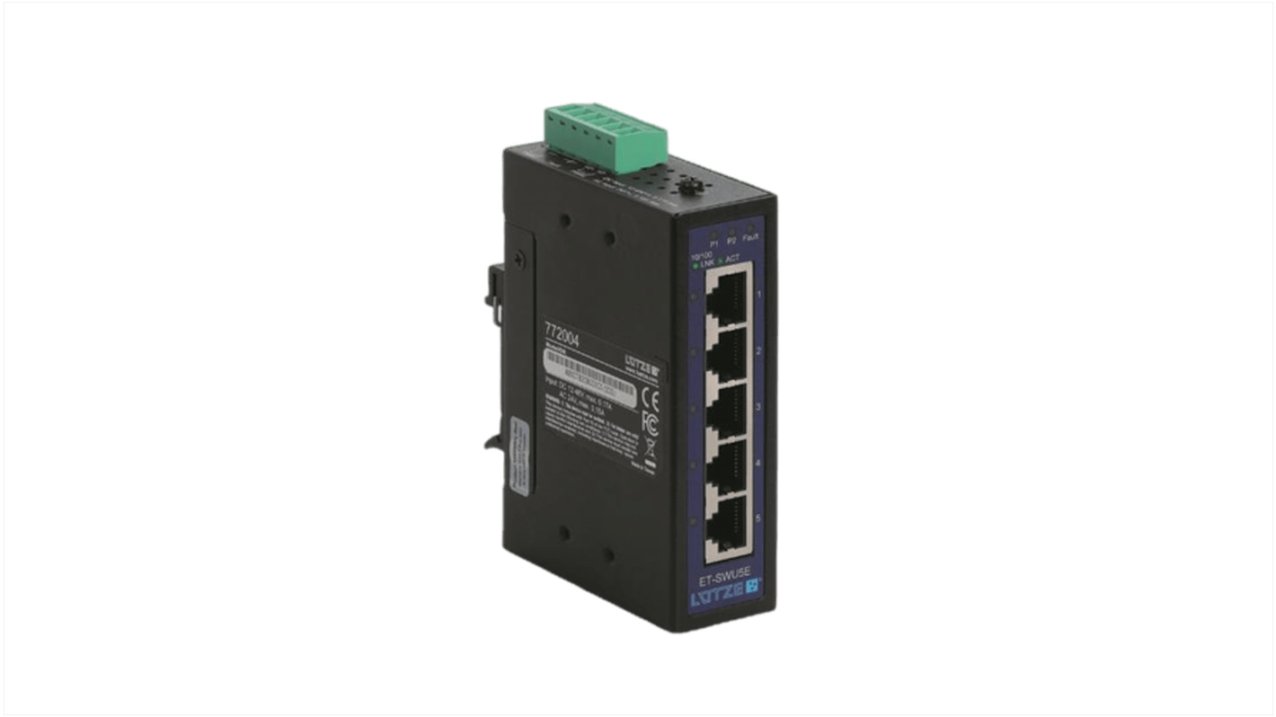 Switch Ethernet F Lutze Ltd, 5 RJ45