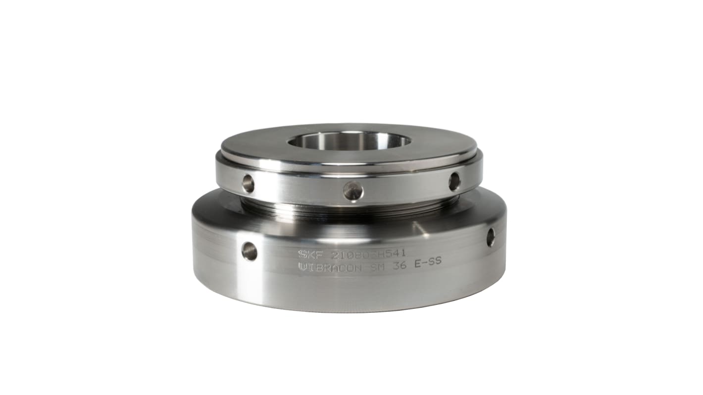 Cales réglables SKF VIBRACON M36X42 Ø 160mm capacité 65000daN en 316L Acier Inoxydable