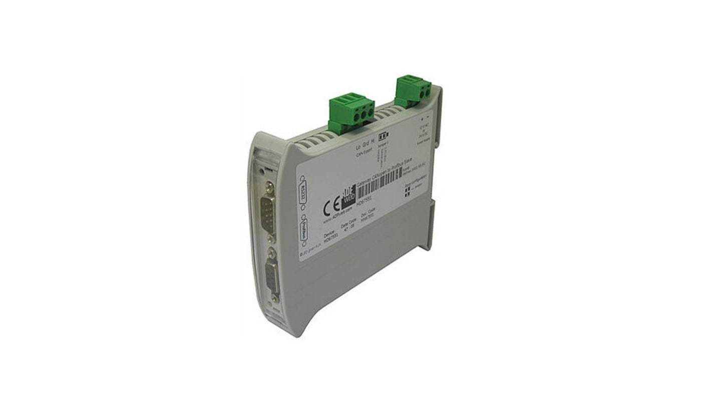 Wachendorff HD67xxx GateWay-Bauteil für PROFIBUS DP und CANopen Digital IN Gateway Digital OUT, 107 x 23 x 120 mm