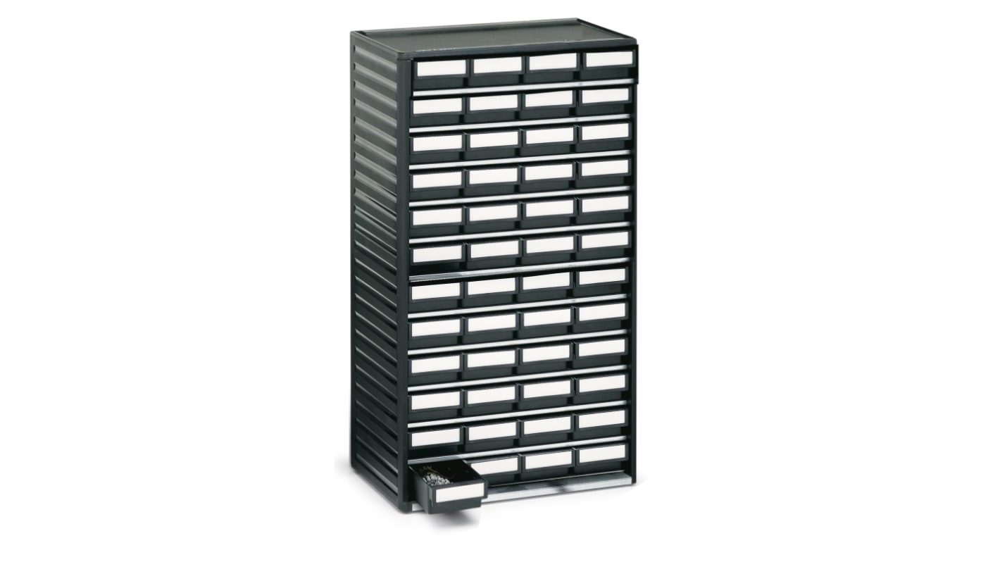 551-4ESD | Treston 48 Drawer Storage Unit, PP, 550mm x 310mm x 180mm ...