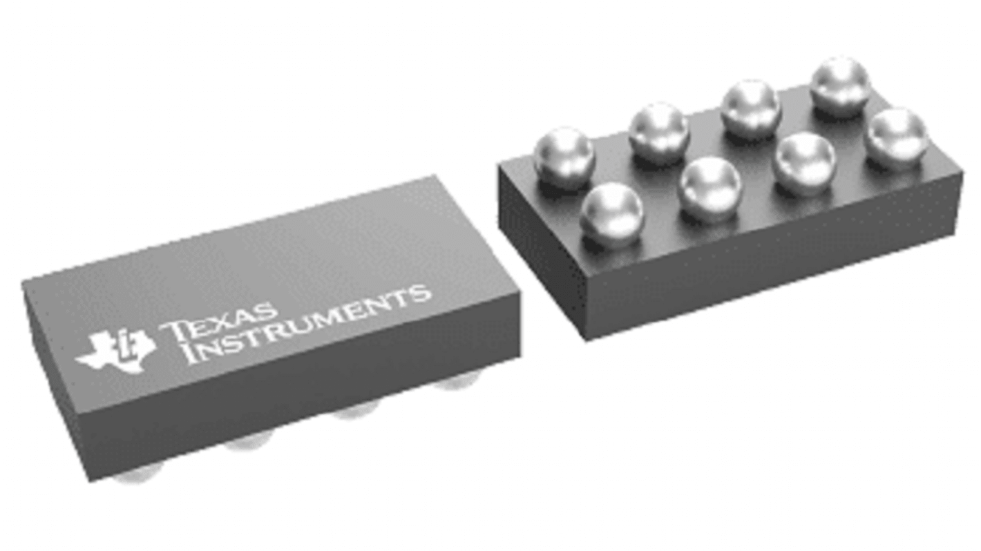 Amplificateur opérationnel Texas Instruments, montage CI, alim. Simple, DSBGA Ampli-op CMOS 2 8 broches