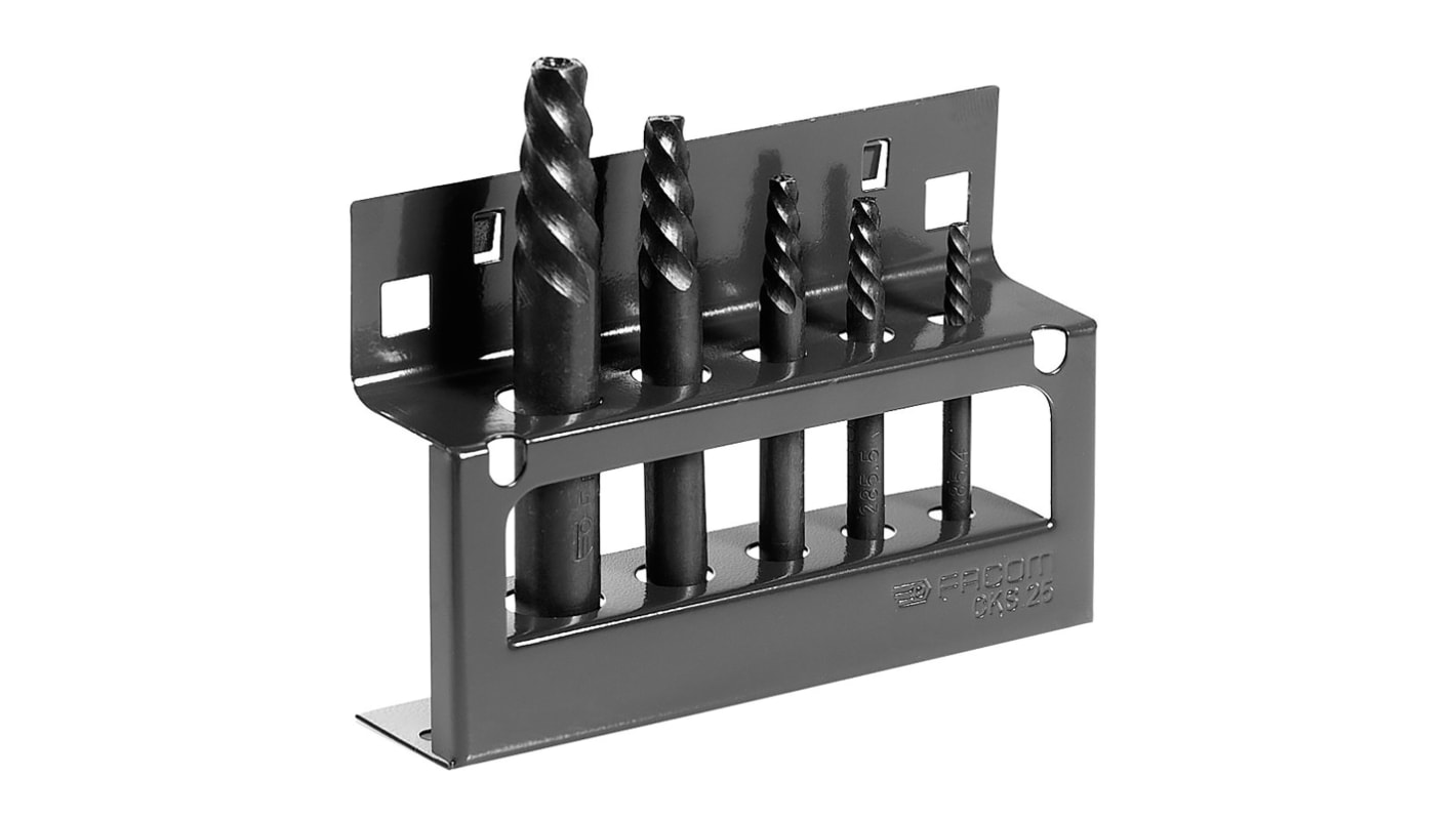 285.JS5 5 piece Stainless Steel Screw Extractor RS