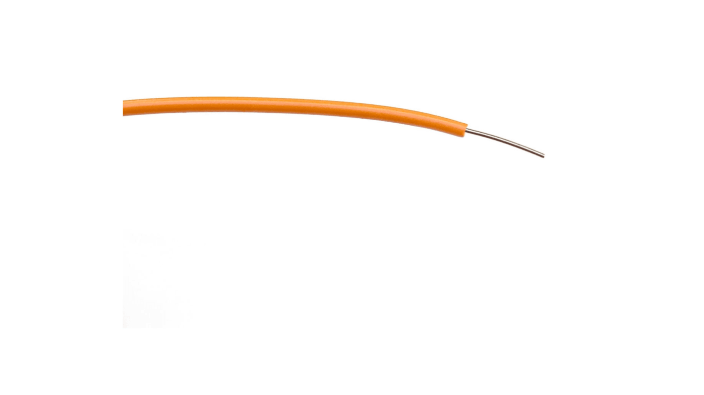 Fils de câblage RS PRO, 0,3 mm2, Orange, 100m, 1 000 V c.a.