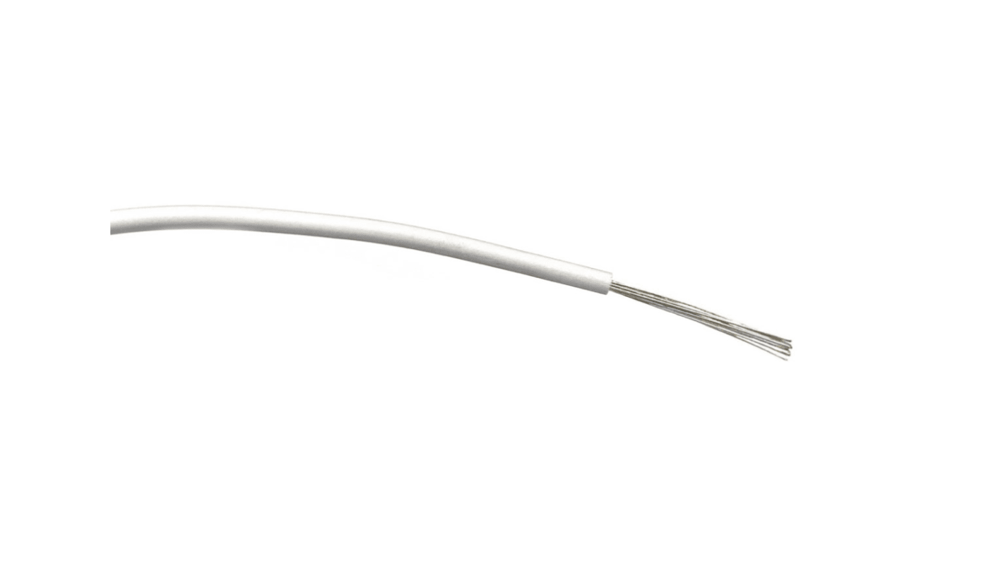 Fils de câblage RS PRO, 0,75 mm², Blanc, 500m, 1 000 V c.a.